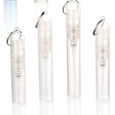 Prodotto per la cura individuale industriale 1,5 ml 2 ml 2,5 ml 3 ml Bottiglia di spruzzatore di tasca con colletto in PP