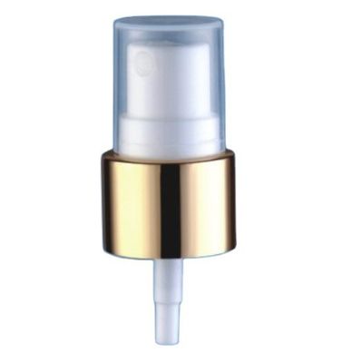 Un buon prezzo. 18/410 20/410 24/410 Pompa di spruzzatura di colore oro / argento per bottiglie di plastica in linea