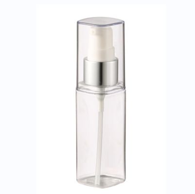 Un buon prezzo. Bottiglia a forma quadrata da 50 ml per profumi in colore personalizzato e materiale PETG in linea