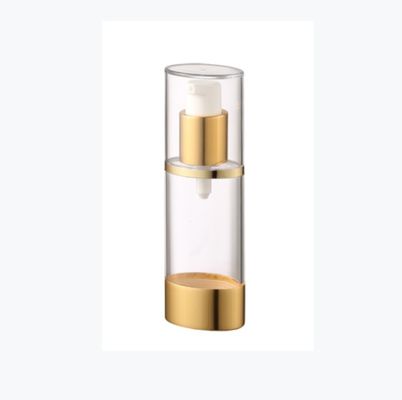 Un buon prezzo. Flacone airless ovale da 30 ml in PP, flaconi airless cosmetici con pompa per crema, altezza 115 mm in linea