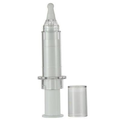 Un buon prezzo. Bottiglia per siringa PETG da 5 ml per contenitore cosmetico vuoto senza aria/bottiglia senza aria per crema per occhi in linea
