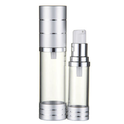 Un buon prezzo. 15ml 20ml 30ml 40ml 50ml Bottiglia cosmetica senza aria in cilindro di plastica in linea