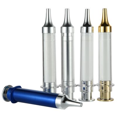 Un buon prezzo. 10 ml SPRAYER PUMP Flascia di siringa per ricaricabile Cosmetica vuota senza aria/crema per gli occhi in linea