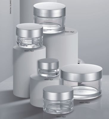 Un buon prezzo. SCREW CAP 5G 15G 30G 50G 100g PETG Bottiglia di imballaggio cosmetico per la crema per gli occhi Tipo di sigillamento in linea