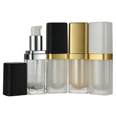 Un buon prezzo. Flacone quadrato in acrilico da 15 ml per crema cosmetica per la cura della pelle in plastica in linea
