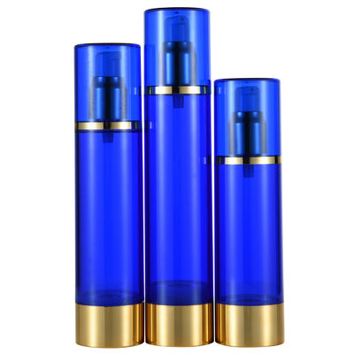 Un buon prezzo. Comodo 100ml Bottiglia di plastica rotonda cosmetica senza aria per lozione e facile distribuzione in linea
