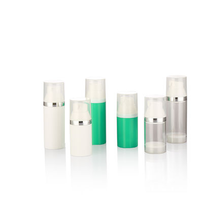 Prezzo buono Bottiglia di pompa senza aria PETG da 30 ml e 50 ml per siero cosmetico in linea